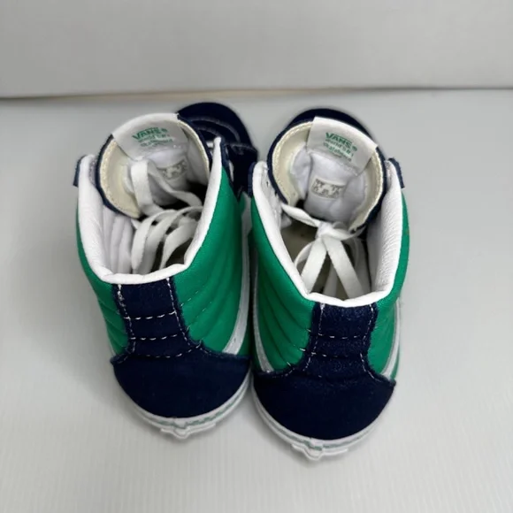 VANS Skateboard Shoes Sneakers Sk 8 Hi Top Off The Wall Mens 7.5 checkered laces - Picture 6 of 12